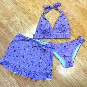 3 piece bikini set